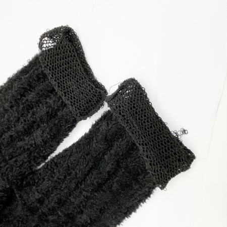  ISSEY MIYAKE イッセイミヤケ ハイネックニット Mサイズ レディース 黒 ブラック