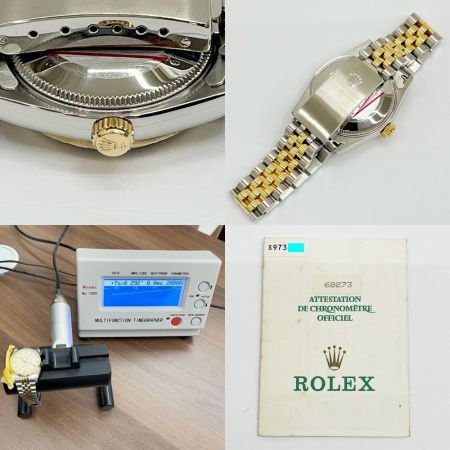  ROLEX ロレックス デイトジャスト S番 腕時計 ボーイズ 68273