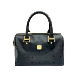 ◆◆ MCM エムシーエム ハンドバッグ レディース 2110-20 ブラック Bランク