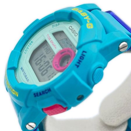  CASIO カシオ 腕時計  クォーツ 本体のみ ラバー エメグリ ヨゴレ有 BGD-180FB