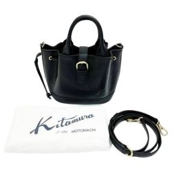 ◆◆ Kitamura キタムラ ハンドバッグ ショルダーバッグ 2way レディース ブラック Sランク