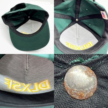  DLXSF キャップ デラックス アメリカ製 USA メンズ グリーン