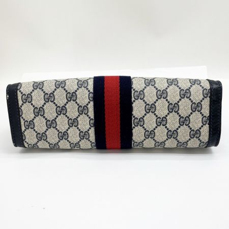  GUCCI グッチ ポーチ コスメポーチ サリーコレクション ネイビー