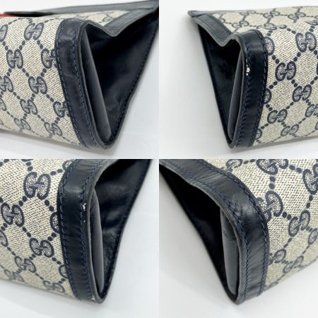  GUCCI グッチ ポーチ コスメポーチ サリーコレクション ネイビー