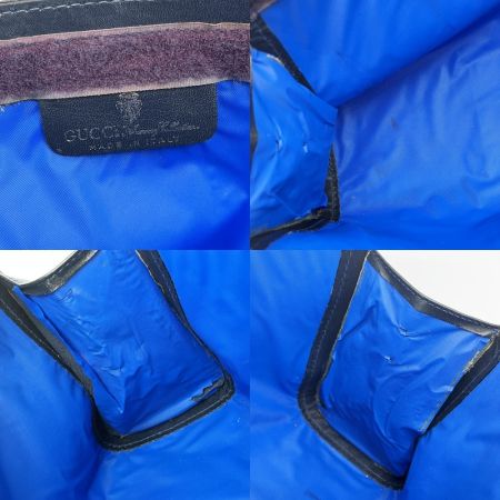  GUCCI グッチ ポーチ コスメポーチ サリーコレクション ネイビー