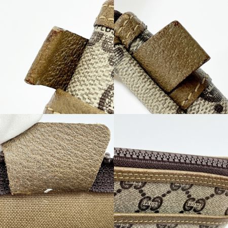  GUCCI グッチ プラス セカンドバッグ クラッチバッグ GG ブラウン