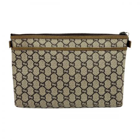  GUCCI グッチ プラス セカンドバッグ クラッチバッグ GG ブラウン