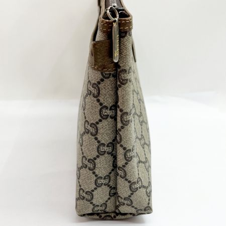  GUCCI グッチ プラス セカンドバッグ クラッチバッグ GG ブラウン