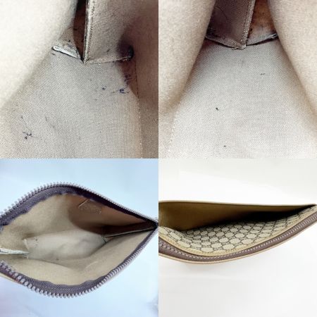  GUCCI グッチ プラス セカンドバッグ クラッチバッグ GG ブラウン