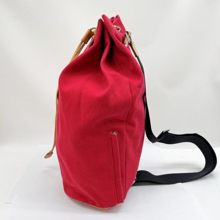  BURBERRY BLUE LABEL バーバリーブルーレーベル ワンショルダー ボディーバッグ ノバチェック キャンバス  レッド