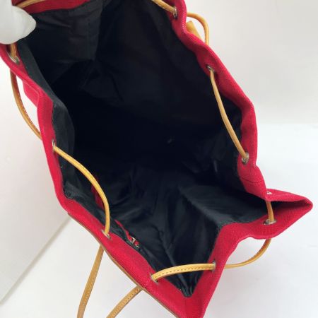  BURBERRY BLUE LABEL バーバリーブルーレーベル ワンショルダー ボディーバッグ ノバチェック キャンバス  レッド