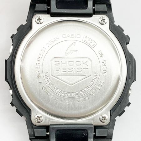  CASIO カシオ G-SHOCK 腕時計 本体のみ ブラック メンズ DW-5600E