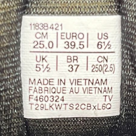  Onitsuka Tiger オニツカタイガー 25cm メンズ F460324 ブラック