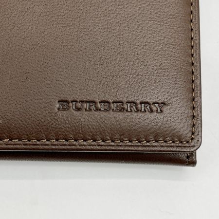  BURBERRY バーバリー 長財布 レザー ブラウン