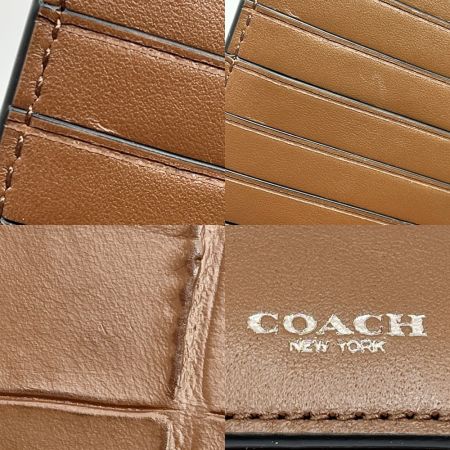  COACH コーチ 長財布 レザー F73134 ブラウン