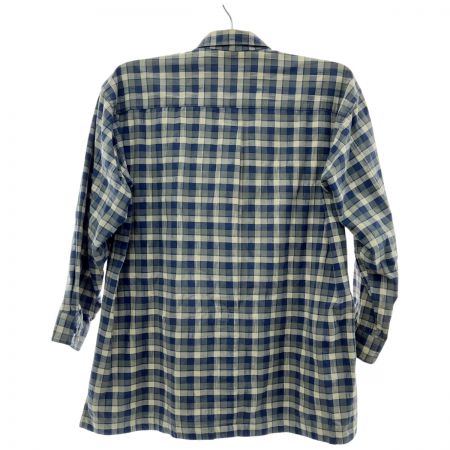  ISSEY MIYAKE イッセイミヤケ チェック シャツ メンズ 青/ベージュ