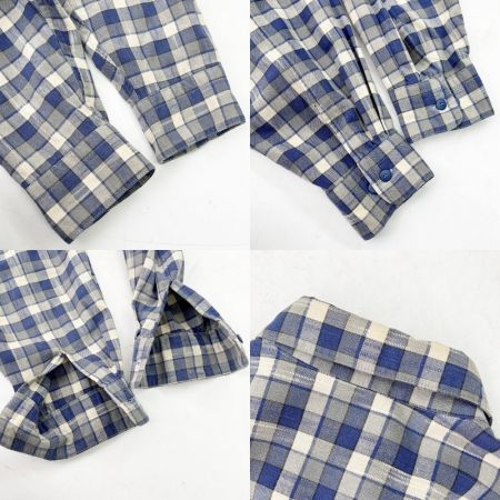  ISSEY MIYAKE イッセイミヤケ チェック シャツ メンズ 青/ベージュ