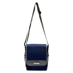 ◆◆ BURBERRY BLACK LABEL バーバリーブラックレーベル ショルダーバッグ ネイビー Bランク