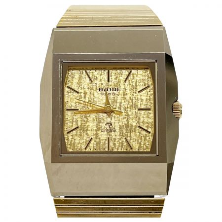  RADO ラドー 腕時計 ダイヤスター レディース スクエア クオーツ 稼働品 110.9503.3 ゴールド