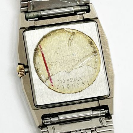  RADO ラドー 腕時計 ダイヤスター レディース スクエア クオーツ 稼働品 110.9503.3 ゴールド