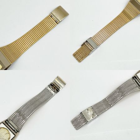  RADO ラドー 腕時計 ダイヤスター レディース スクエア クオーツ 稼働品 110.9503.3 ゴールド
