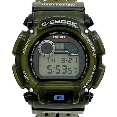  CASIO カシオ G-SHOCK G-LIDE 腕時計 本体のみ ラバー カーキ  DW-9000