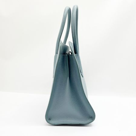  FURLA フルラ MAE マエ 2WAY ショルダーバッグ ブルー ストラップ付 青みがかったグレー