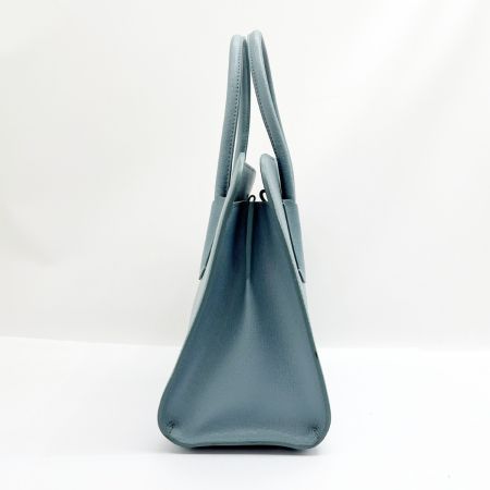  FURLA フルラ MAE マエ 2WAY ショルダーバッグ ブルー ストラップ付 青みがかったグレー