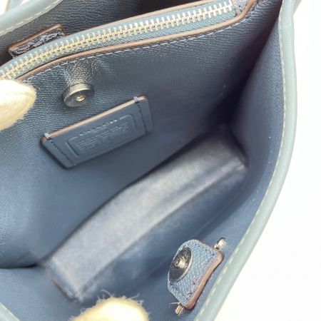  COACH コーチ ショルダーバッグ モリー バケット22 シグネチャー CH230 スカイブルー