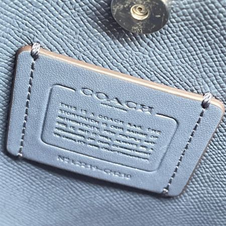  COACH コーチ ショルダーバッグ モリー バケット22 シグネチャー CH230 スカイブルー
