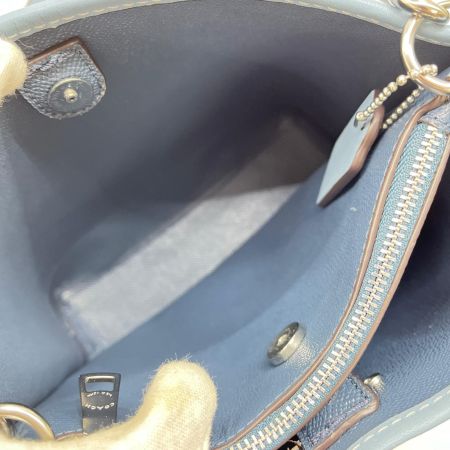  COACH コーチ ショルダーバッグ モリー バケット22 シグネチャー CH230 スカイブルー