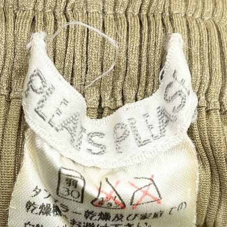  ISSEY MIYAKE イッセイミヤケ プリーツスカート プリーツプリーズ サイズ３ ミセス  カーキ