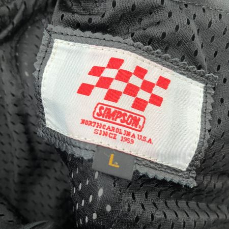  SIMPSON シンプソン ブーツイン本革ライダースパンツ サイズL ブラック