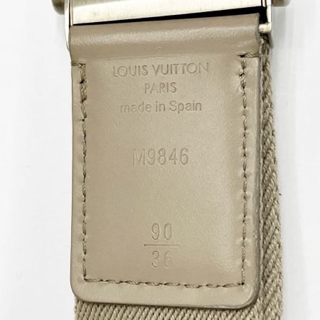  LOUIS VUITTON ルイヴィトン ベルト サンチュール ベンガル 90/36 Ｍ9846 ベージュ