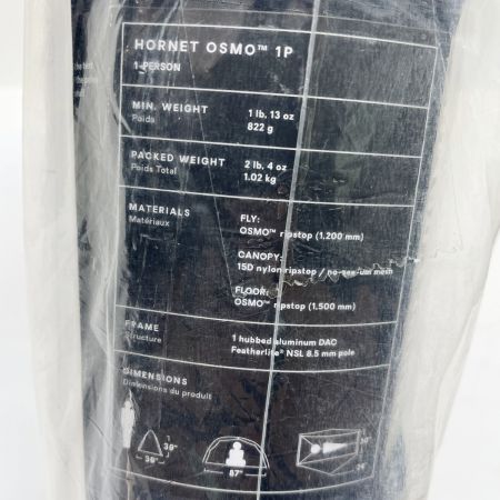  NEMO アウトドア テント NEMO ソロ NM-HNTOS-1P ホーネット オズモ1P