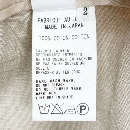  Y's ワイズ ロングスカート size2 コットン レディース  YS-S30-055 ベージュ