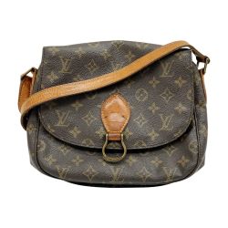 ◆◆ LOUIS VUITTON ルイヴィトン ショルダーバッグ サンクルーGM モノグラム M51242 ブラウン系 Cランク