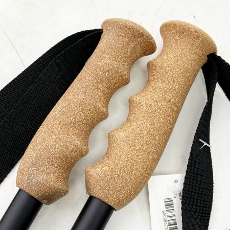  SEASON スキー ストック 115cm ブラック aluminum ski pole ウィンター用品 ブラック