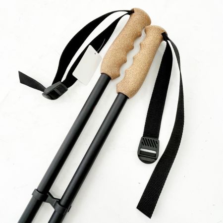  SEASON スキー ストック 115cm ブラック aluminum ski pole ウィンター用品 ブラック