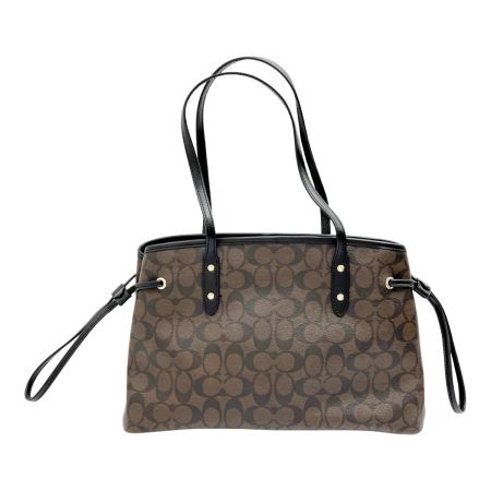  COACH コーチ ハンドバッグ レディース F57842 ブラウン x ブラック