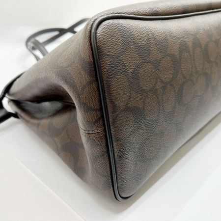  COACH コーチ ハンドバッグ レディース F57842 ブラウン x ブラック