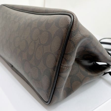  COACH コーチ ハンドバッグ レディース F57842 ブラウン x ブラック