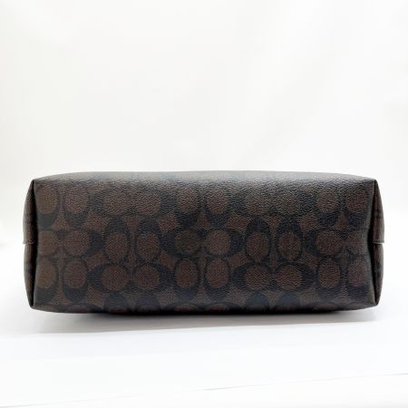  COACH コーチ ハンドバッグ トートバッグ シグネチャー ピンク CN626 ブラウン