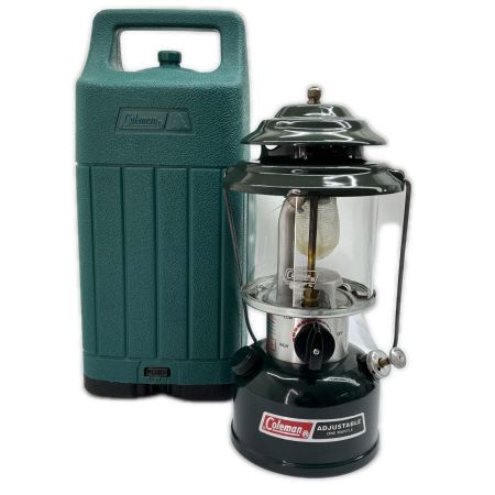  Coleman コールマン ガソリンランタン 1991年1月製造 ケース付 キズ有 ADJUSTABLE 286A740J グリーン