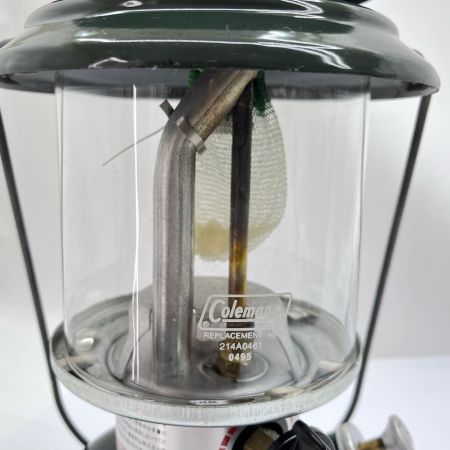  Coleman コールマン ガソリンランタン 1991年1月製造 ケース付 キズ有 ADJUSTABLE 286A740J グリーン