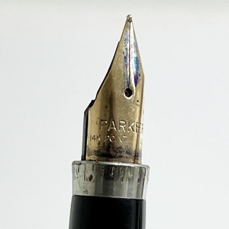  Parker バーカ 万年筆 14K パーカー シルバー