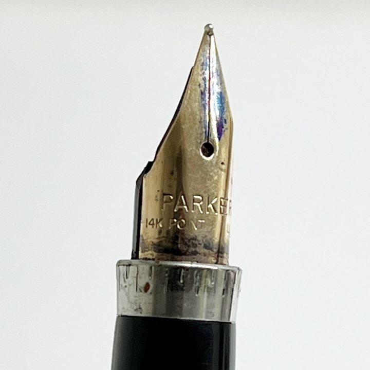 Parker バーカ 万年筆 14K パーカー シルバー - 中古ファッション小物