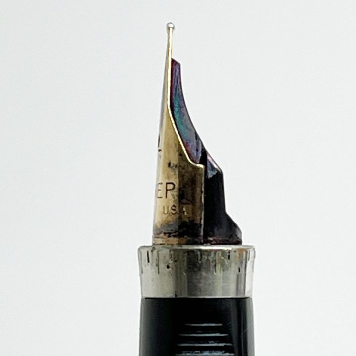 Parker バーカ 万年筆 14K パーカー シルバー - 中古ファッション小物