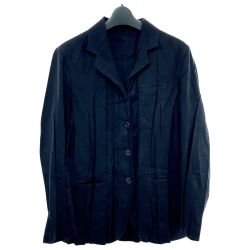 ◆◆ ISSEY MIYAKE イッセイミヤケ ジャケット size2 ミセス IM04FD919 ブラック Bランク