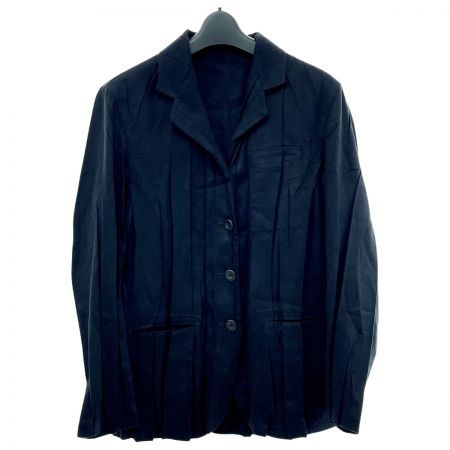  ISSEY MIYAKE イッセイミヤケ ジャケット size2 ミセス IM04FD919 ブラック
